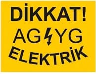 Dikkat AG/YG Elektrik